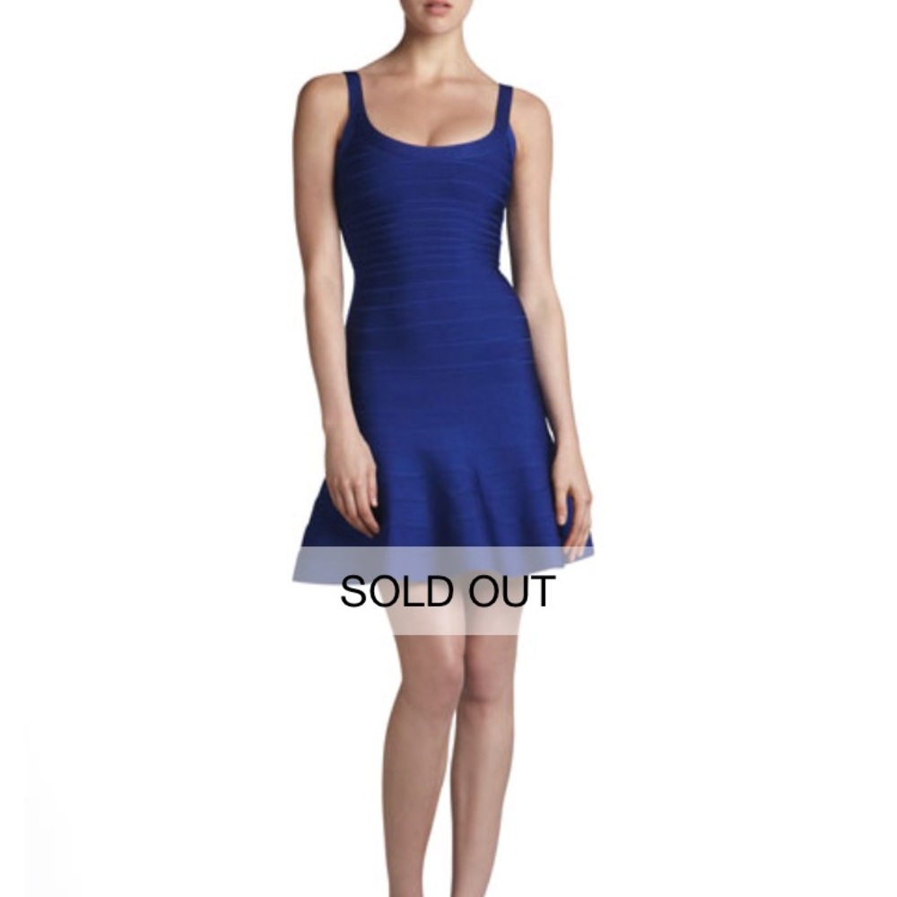 Herve ledger bodycon dress